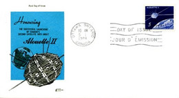 Canada, Kanada 1966 Alouette II FDC - Amérique Du Nord