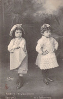 CPA - ENFANTS - MARINETTE ET GROS RENE 1 Dos Non Divisé - Collections, Lots & Séries