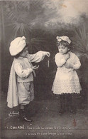 CPA - ENFANTS - MARINETTE ET GROS RENE 4 Dos Non Divisé - Collections, Lots & Séries