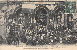 61-DOMFRONT- FÊTES DU 18 OCTOBRE 1908, M. LE MINISTRE DE L'AGRICULTURE A DOMFRONT - Domfront