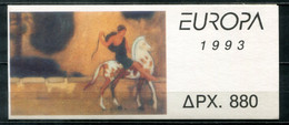GRIECHENLAND MH 16 Mnh - Europa-Union CEPT 1993 - GREECE / GRÈCE - Carnets