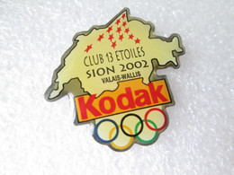 PIN'S   JEUX OLYMPIQUES  KODAK    SION 2002 - Jeux Olympiques