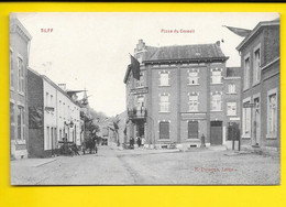 $$  CPA  BELGIQUE - TILFF //  Place Du Conseil  -  Exc état ' écrite Timbrée En 1908 - Esneux