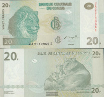 Kongo (Kinshasa) Pick-number: 94a Uncirculated 2003 20 Francs - Democratic Republic Of The Congo & Zaire