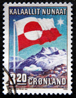 Greenland 1989 10th. Anniversary Internal Autonomy FLAG   MiNr.195  ( Lot  A 763  ) - Gebruikt