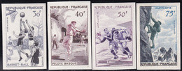 France Non Dentelé N°1072-75 Série Sportive (4 Valeurs) (tirage :950) Qualité:** - Unclassified