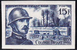 France Non Dentelé N°1052 15f Emile Driant (tirage :1050) Qualité:** - Unclassified