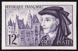 France Non Dentelé N°1034 12f Jacques Coeur (tirage :1100) Qualité:** - Unclassified