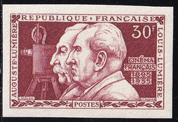 France Non Dentelé N°1033 30f Frères Lumières (tirage :1100) Qualité:** - Unclassified