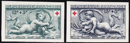 France Non Dentelé N°937-938 Croix Rouge 1952 (tirage :350) Qualité:** - Unclassified