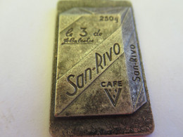 Porte-Clés Publicitaire Ancien/Café / SAN RIVO/Balestre Paris /Vers 1960-1970      POC527 - Key-rings