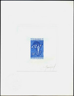 Dahomey épreuves D'artistes N°264 30f Union Monétaire épreuve En Bleu Signée - Other & Unclassified
