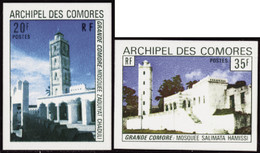 Comores Non Dentelés N°87 /88 Mosquée (2 Valeurs) Qualité:** - Autres & Non Classés