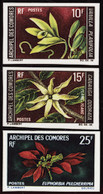 Comores Non Dentelés N°53 /54 + 56 Fleurs 3 Valeurs Qualité:** - Otros & Sin Clasificación