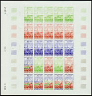 Afars Et Issas Essais De Couleur Poste Aérienne N°63 Station Ionospherique De L'Arta Feuille De 25 Timbres Qualité:** - Autres & Non Classés