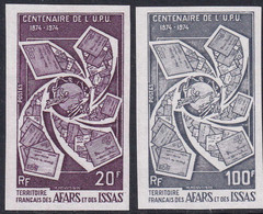 Afars Et Issas Essais De Couleur N°388 /389 UPU 2 Valeurs Qualité:** - Autres & Non Classés