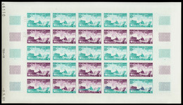 Afars Et Issas Essais De Couleur N°367 Bac Automoteur Feuille De 25 Timbres Qualité:** - Altri & Non Classificati