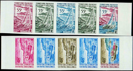 Afars Et Issas Essais De Couleur N°363 /64 Nautisme 2 Valeurs En Bandes De 5 Qualité:** - Sonstige & Ohne Zuordnung