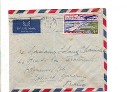 POLYNESIE LETTRE POUR LA FRANCE 1961 - Lettres & Documents