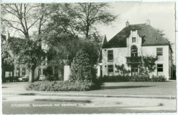 Coevorden 1966; Gemeentehuis Met Standbeld Van Heustz - Gelopen. (van Holthoon - Coevorden) - Coevorden