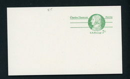 USA - ENTIER POSTAL DE 7c - CHARLES THOMSON ** - Other & Unclassified