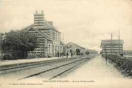 Chalonnes Sur Loire * La Gare De Chalonnes état * Ligne Chemin De Fer - Chalonnes Sur Loire