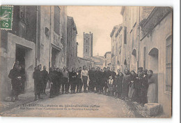 CPA 66 Rivesaltes Patrie Du Generalissime Joffre Rue Simon Pons Cantonnement De La Premiere Compagnie - Rivesaltes