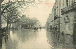 Angers * Les Inondations Janvier 1910 * Le Quai National * Crue Catastrophe - Angers