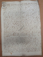 Manuscript Perkament - 1755 - Kampenhout/Berg - Verkoop Stuk Grond "Van Steelant, Heer Van Berg" (V1700) - Manuscripten
