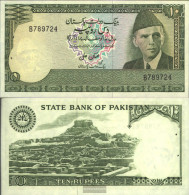 Pakistan Pick-number: 29 Uncirculated 1976 10 Rupees - Pakistan