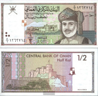 Oman Pick-number: 33 Uncirculated 1995 1/2 Rial - Oman