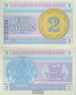 Kazakhstan Pick-number: 2c Uncirculated 1993 2 Tyin - Kazakhstán