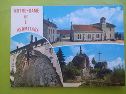 42 - NOIRETABLE -  Notre Dame De L' HERMITAGE - CPM L.91051 - Multivues - Les Rochers De Peyrotine - éd CELLARD - Noiretable