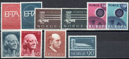 NORVEGE 1967 ** - Années Complètes