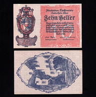 LIECHTENSTEIN P-1 10 Heller   ND (1920)  UNC  NEUF  SIN CIRCULAR - Liechtenstein