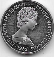 British Vergin Island , VV Rare 10 Cent , 1982 , PROOF KM:3 , Gomaa - British Virgin Islands