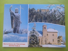 42 - Notre Dame De L' HERMITAGE Sous La Neige - CPM L.91054 - Vue Générale - Saint Jean Baptiste - éd CELLARD - Noiretable