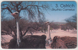 ΝΑΜΙΒΙΑ - Ostrich (Bird) ,20 $ ,used - Namibië