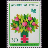 KOREA 1980 - Scott# 1229 Red Cross 75th. Set Of 1 MNH - Corea Del Sur