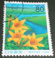 Nippon - Japan - 2004 - Michel 3612 - Gebruikt - Used - Prefectuurzegels: Hokkaido - Lelie's - Lys - Gebraucht