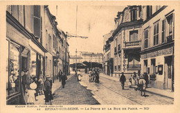 93-EPINAY-SUR-SEINE- LA POSTE ET LA RUE DE PARIS - Andere & Zonder Classificatie