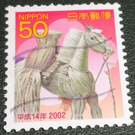 Nippon - Japan - 2001 - Michel 3287 - Gebruikt - Used - Nieuwjaarszegels - Jaar Van Het Paard - Paard Van Stro Niigata - Gebraucht