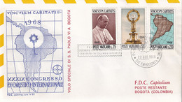 Thème Papes - Vatican - Enveloppe - TB - Papes