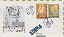 Thème Papes - Portugal - Enveloppe - TB - Papes