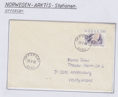 Norway Offersoy Cover Ca Offersoy 28.02.1985 (NI173) - Covers & Documents