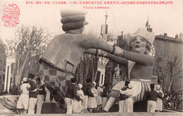 13-AIX-EN-PROVENCE-CARTE-PHOTO-1930-CARNAVAL XXXII- CORSO CARNAVALLESQUE - VIENS T'AMUSER - Aix En Provence