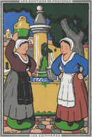 ANDRE FILIPPI / RARE GRANDE ILLUSTRATION / SANTONS DE PROVENCE / LES COMMERES / EDIT PERRIN - Filippi