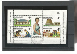 56116 ) Collection New Zealand  Postmark Souvenir Sheet New Zealand Day 1974 - Lots & Serien