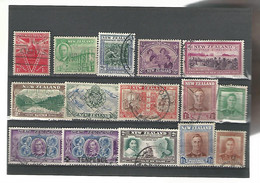 56131 ) Collection New Zealand  Postmark King  Overprint - Collections, Lots & Series