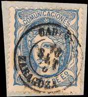 Zaragoza - Edi O 107 - Fragmento Mat Fech. Tp.II "Cariñena" - Used Stamps